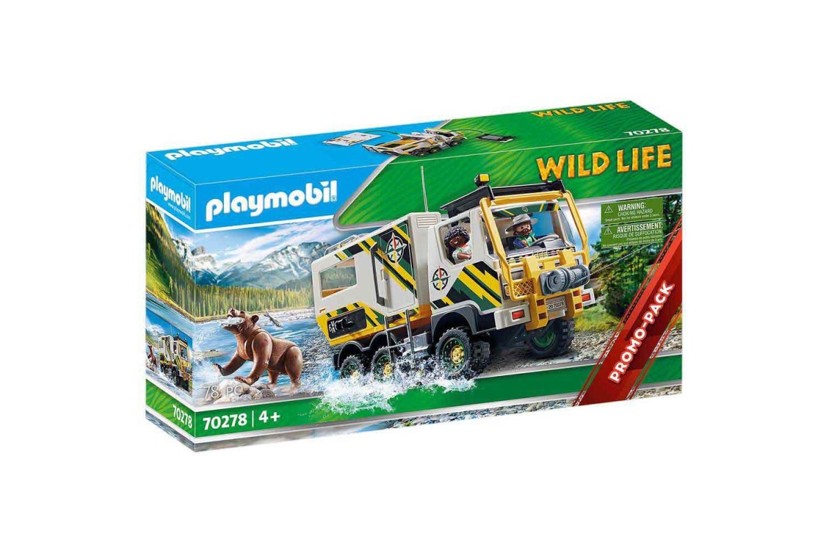 Playmobil wildlife sales truck