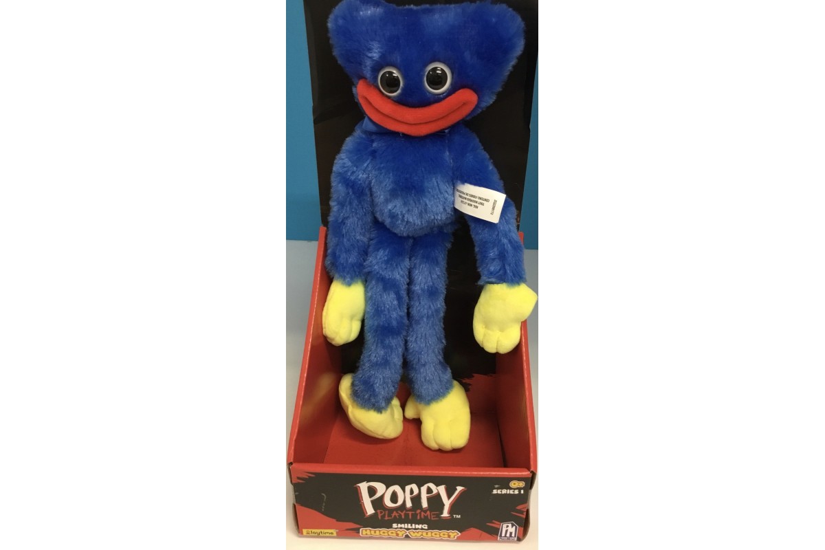  Poppy Playtime Smiling Huggy Wuggy Plush (14'' Tall, Series 1)  [Officially Licensed], MP7701 : Toys & Games