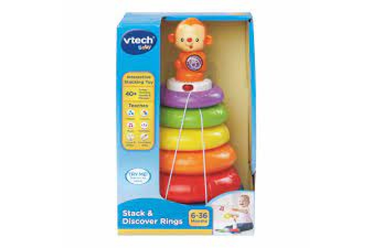 vtech stack and discover rings Storktown Toys Prams