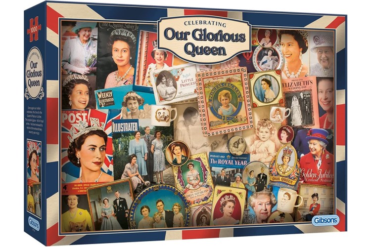 Gibsons Our Glorious Queen 1000 pieces Jigsaw puzzle 
