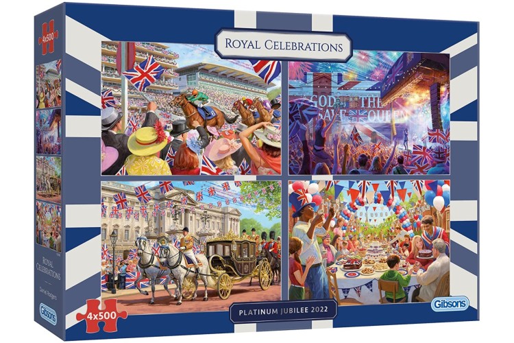 Gibson's 4 X 500 Royal Celebrations Jigsaw Puzzle 