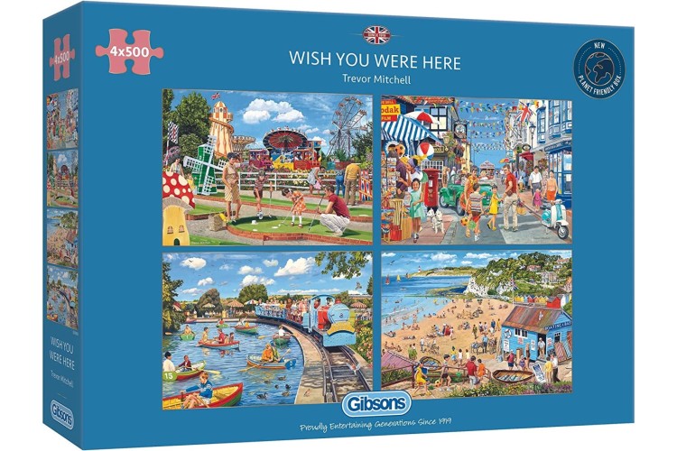 Gibsons 4 X 500 Wish you were here Jigsaw puzzle 