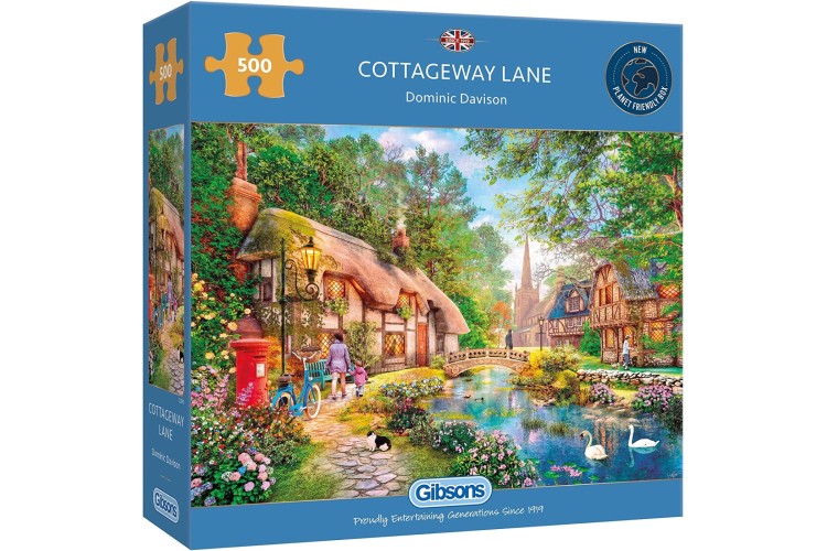 Gibsons 500 piece  Cottageway Lane Jigsaw puzzle 