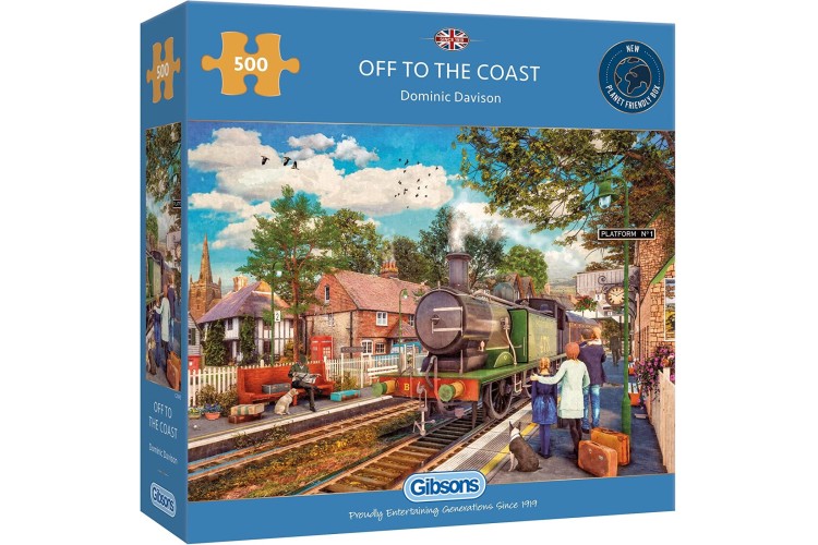 Gibsons 500 piece Off to the Coast Jigsaw puzzle 