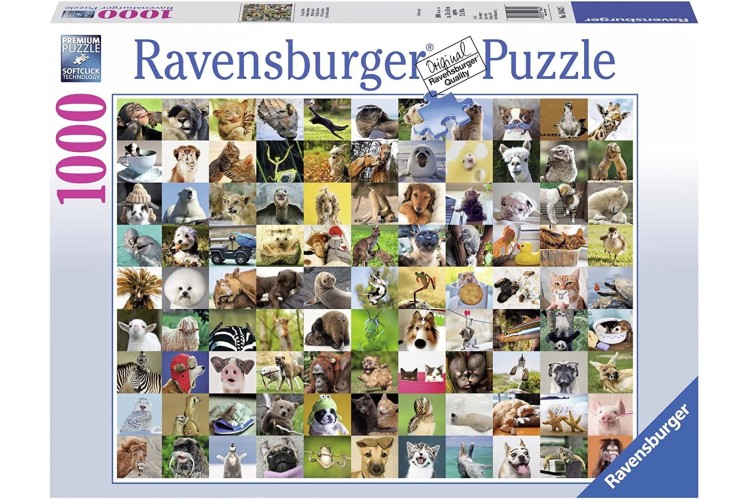 Ravensburger 99 Funny Animals 1000p Jigsaw Puzzle 