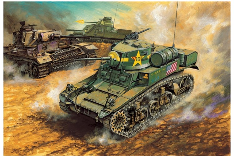 Academy M3A1 Stuart Light Tank 1/35 Scale