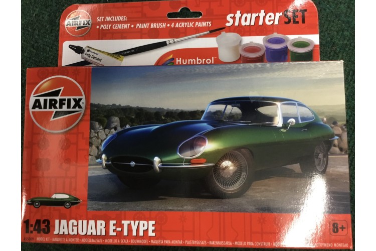 Airfix Starter Set Jaguar E Type 1:43