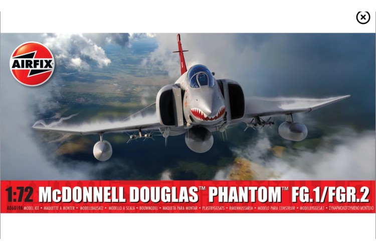 Airfix McDonnell  Douglas Phantom FG 1/ FGR2  Scale 1:72  A06019A