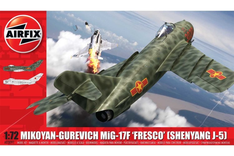 Airfix Mikoyan-Gurevich MiG-17F Fresco Shenyang J-5 1:72