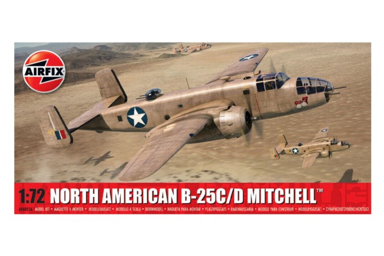 Airfix North American B-25C/D Mitchell 1:72 scale model kit