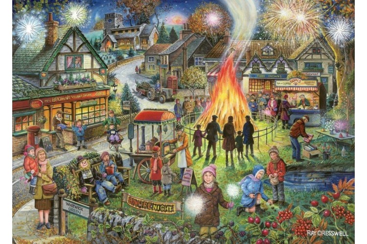 House of Puzzles Autumn Green 1000 piece jigsaw puzzle