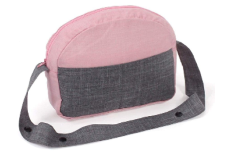 Bayer Chic baby pink /grey denim changing bag 15