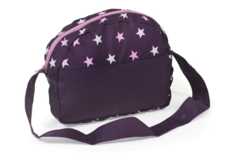 Bayer Chic dolls Changing bag  71 purple stars 