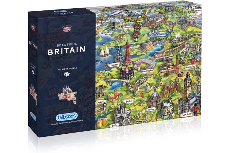Gibsons BEAUTIFUL BRITAIN 1000pc PUZZLE