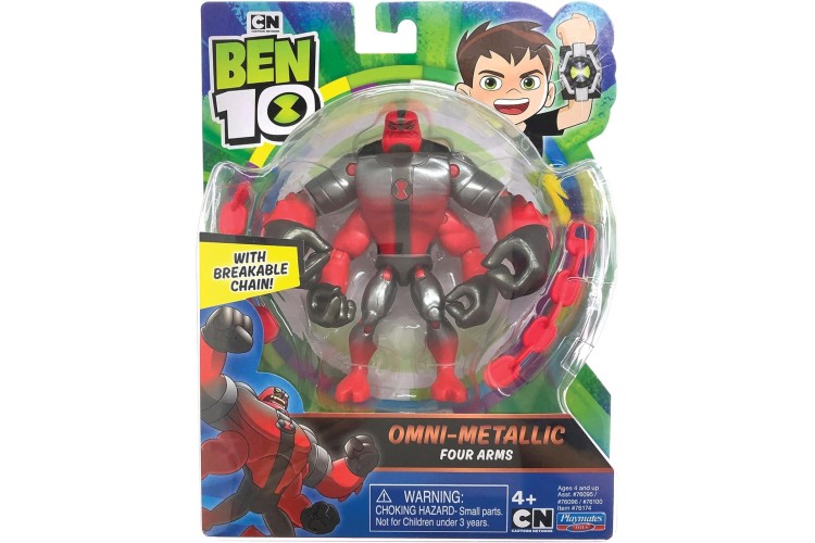 Ben 10 Omni metallic four arms figure