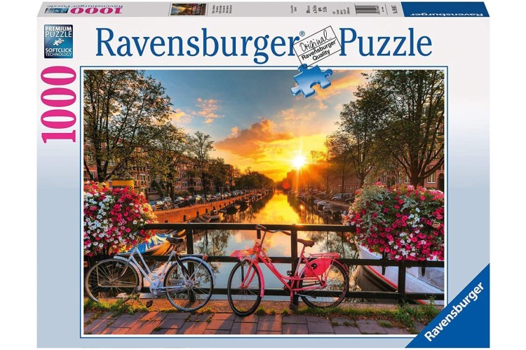 Ravensburger Bicycles in Amsterdam 1000pcs Jigsaw puzzle 