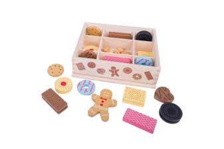 Bigjigs box of biscuits BJ470