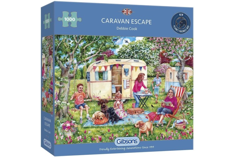 GIBSONS CARAVAN ESCAPE 1000PC PUZZLE