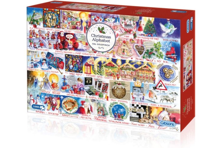 Gibson's CHRISTMAS ALPHABET 1000 pieces Jigsaw Puzzle 