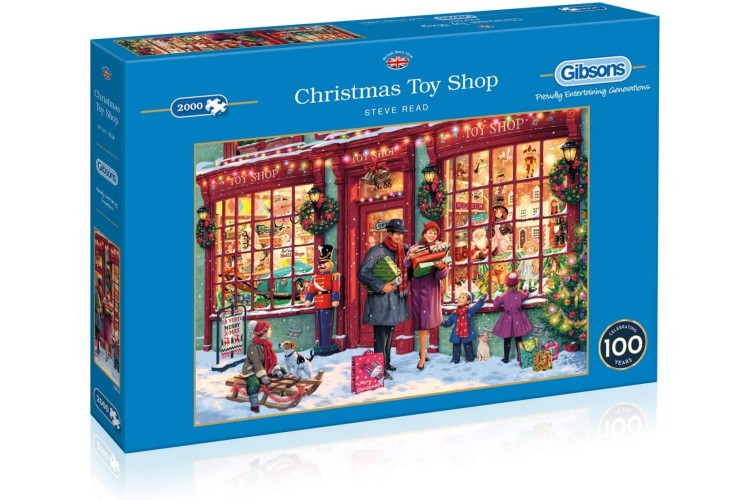 Gibsons CHRISTMAS TOY SHOP 2000PC PUZZLE