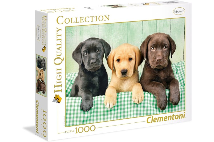 Clementoni 1000 piece Jigsaw three labs 