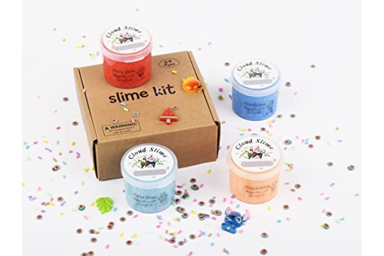 Cloud slime kit 4 pack 