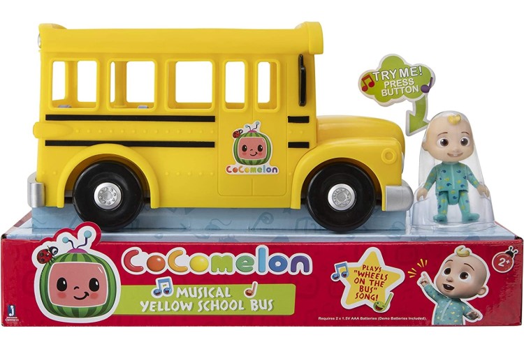 CocoMelon Musical Yellow School Bus 