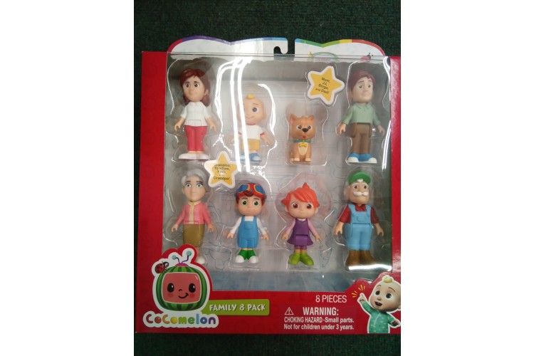 Cocomelon Family 8 Figure Pack 