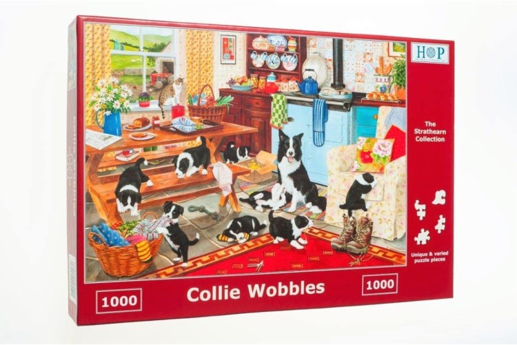 House of Puzzles Collie Wobbles 1000