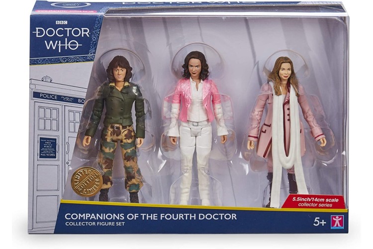 Dr.Who COMPANIONS OF THE 4TH DOCTOR Figure set