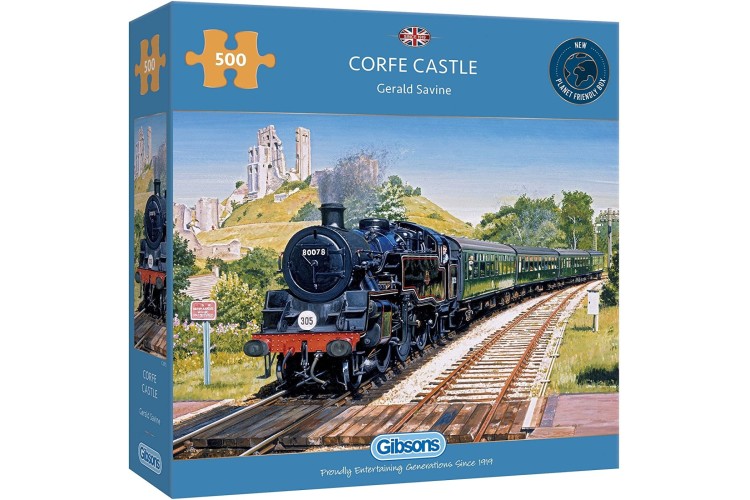 Gibsons CORFE CASTLE CROSSING 500PC PUZZLE