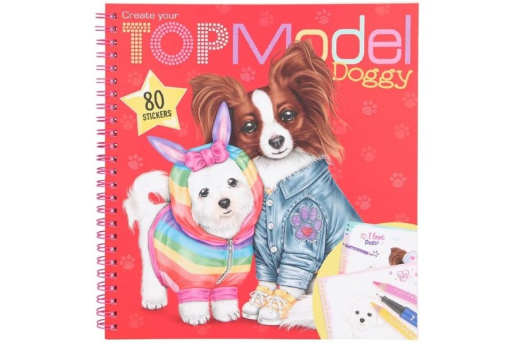 Create your TOPModel Doggy Colouring