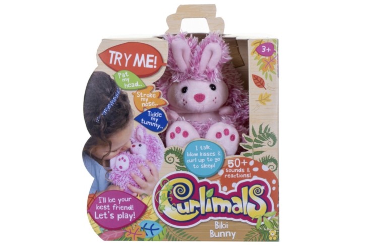 Curlimals Bibi Bunny Interactive Rabbit 