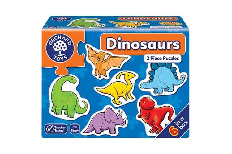 Orchard Toys Dinosaurs 2 Piece Puzzles (225(