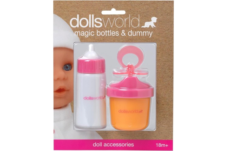 Dolls world magic bottle and dummy pack 