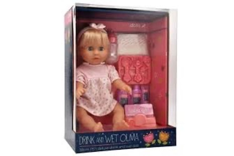 Dolls world Drink and Wet Olivia Doll 