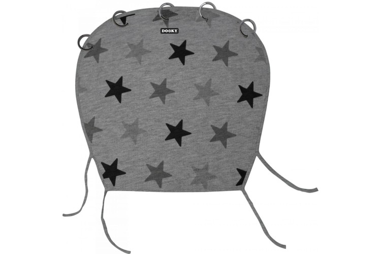 Dooky Universal Cover Dark Grey Stars