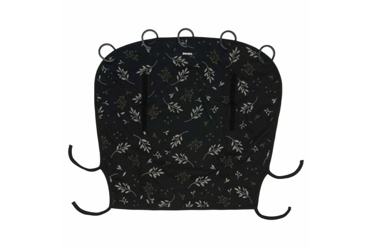 Dooky Universal sun cover shade Romantic Leaves Black 