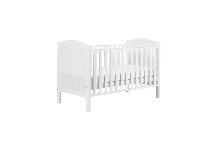 east coast alby white cot bed