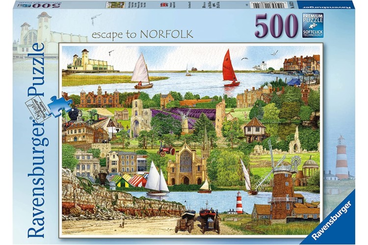 Ravensburger Escape to Norfolk  500 piece Jigsaw puzzle 