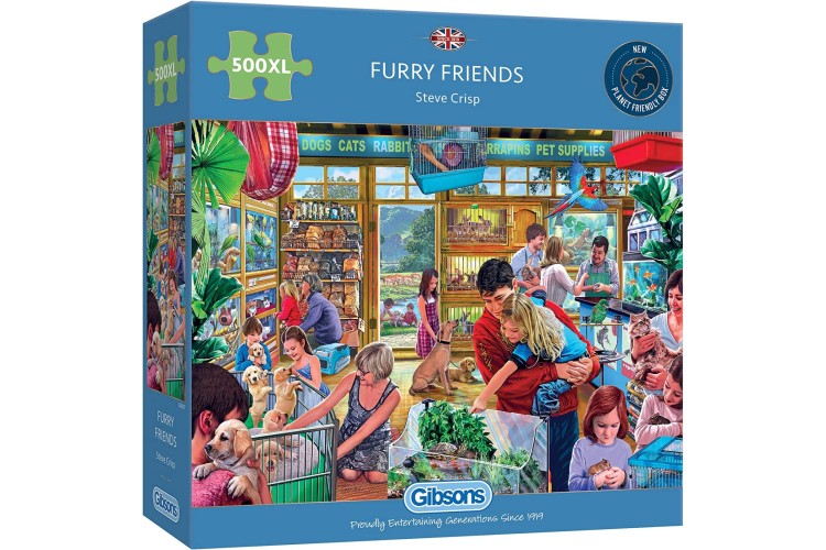 Gibsons FURRY FRIENDS 500XL PUZZLE