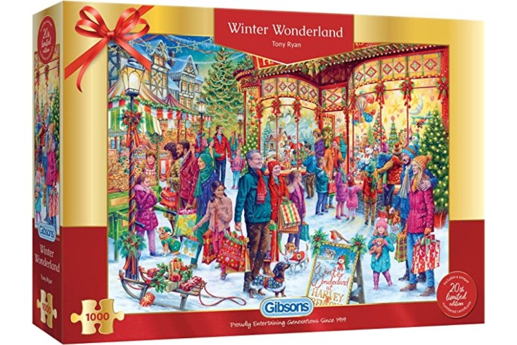 Gibson's 1000 pcs Winter Wonderland jigsaw  puzzle