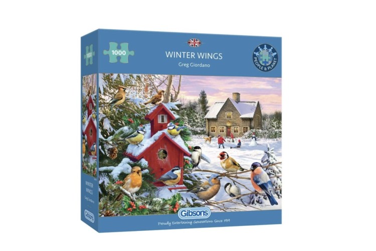Gibson's 1000 Winter Wings Jigsaw Puzzle