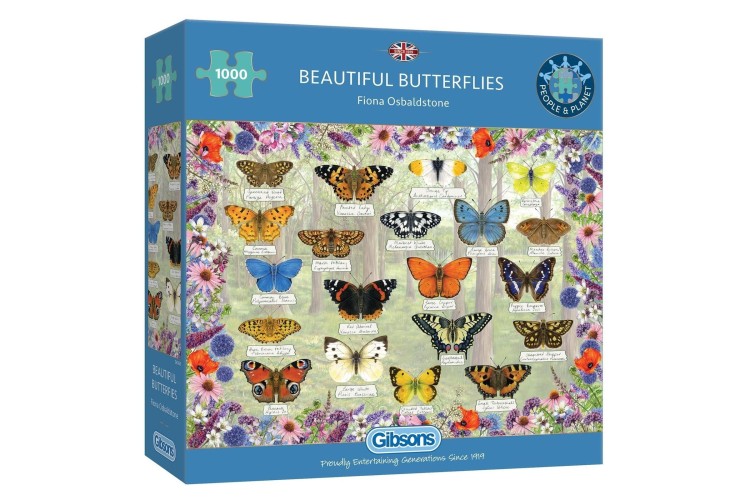 Gibson's Beautiful Butterflies 1000 pieces jigsaw puzzle
