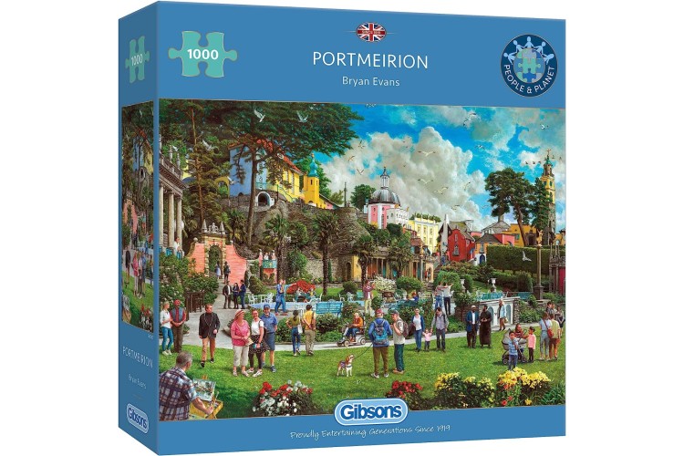 Gibson's Portmeirion 1000 pieces jigsaw puzzle 