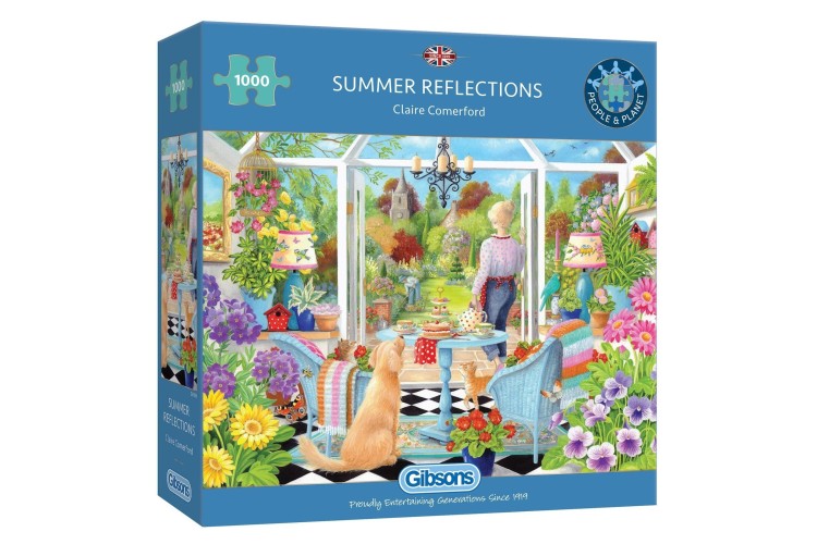 Gibson's Summer Reflections 1000 pieces jigsaw puzzle 