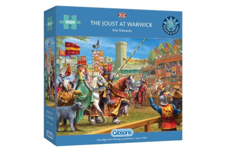 Gibson's The Joust at Warwick 1000 pieces jigsaw puzzle