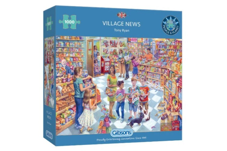 Gibson's Village News 1000 pieces jigsaw puzzle 