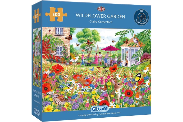 Gibson's Wildflower Garden 500pc Jigsaw puzzle 