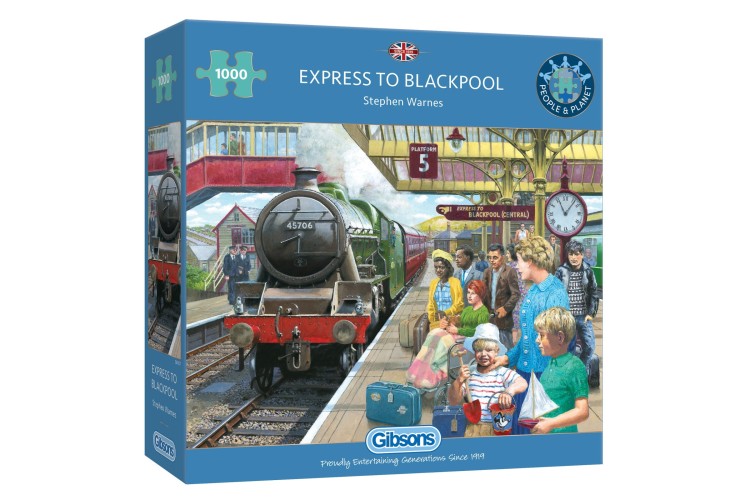 Gibsons Express to Blackpool 1000 piece jigsaw puzzle 